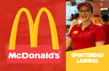 ¡McDonald’s abrió nueva oportunidad de trabajo para diferentes puestos!