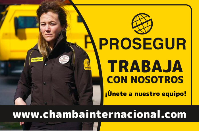 PROSEGUR se encuentra en la buscada de nuevo personal para ocupar una de sus vacantes que tiene disponible