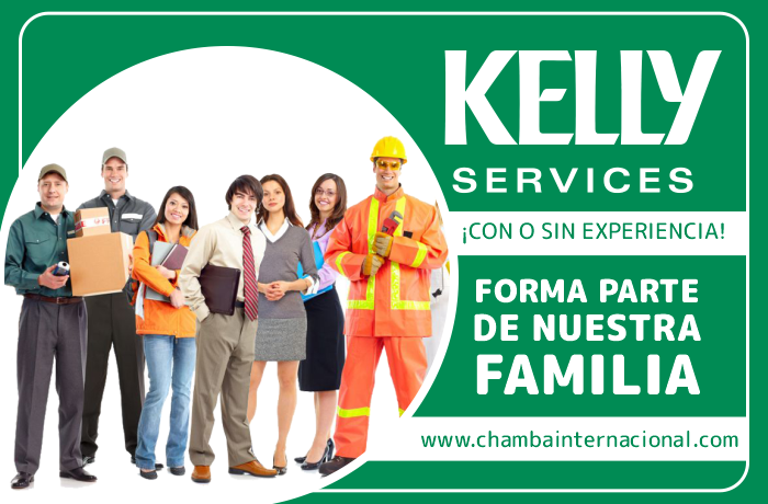 KELLY abrió nueva oportunidad laboral para diferentes puestos