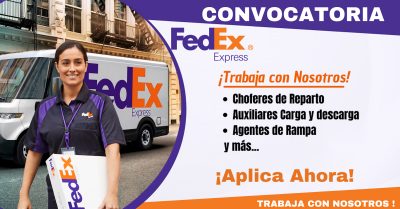 FedEx chofer de reaparto